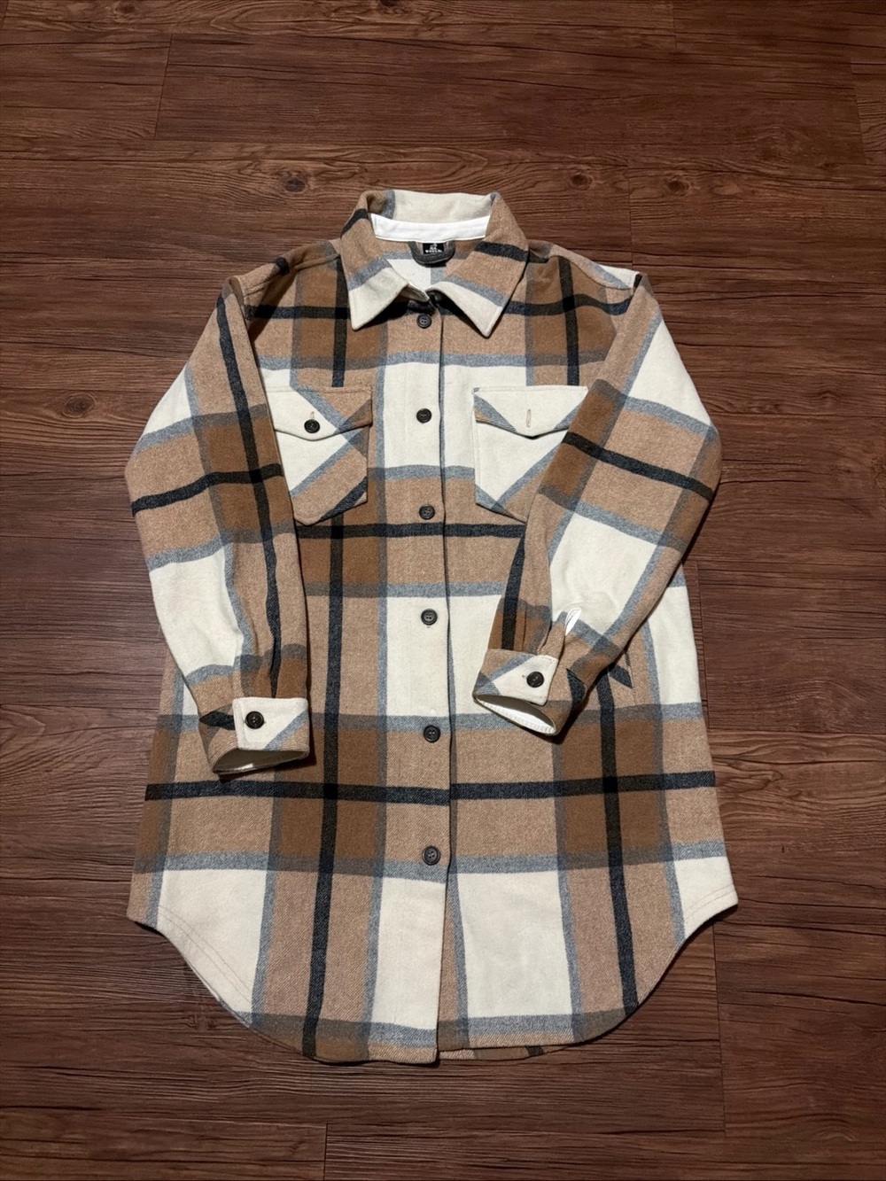 WoolX Sutton long shacket medium